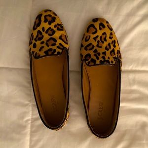 J. Crew Animal Print Loafers